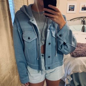 Blue Free People Jacket